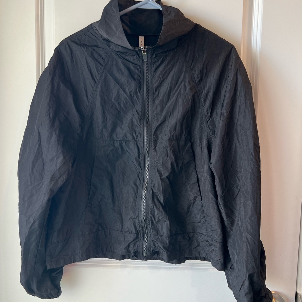 Love Tree Black Zip-Up Jacket. Small